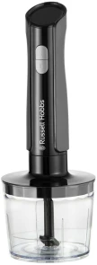 Блендер Russell Hobbs погружной Desire Matte Charcoal, 500Вт, чаша-500мл, венчик, мини-изд., черный №1