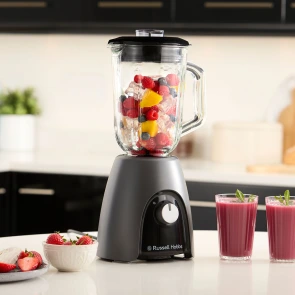 Блендер Russell Hobbs стационарный Desire Matte Charcoal, 650Вт, чаша-1500мл, черный №11