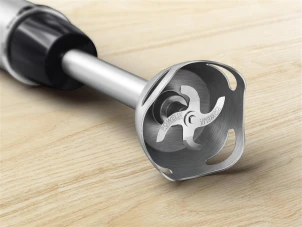 Блендер Tefal погружной Quickchef+ 1000Вт, 2в1, чаша-800мл, чоппер-500мл, турборежим, серебристо-черный №6