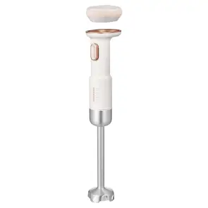 Блендер Sencor погружной Pulse, 180Вт, 4в1, чаша-700мл, беспроводной, USB-C, капучинатор, бело-розовый №4