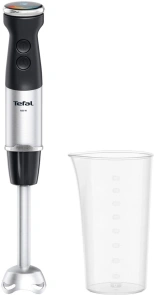 Блендер Tefal заглибний Quickchef+, 1000Вт, 4в1, чаша-800мл, чопер-500мл, кухонний комбайн 5в1, турборежим, сіро-чорний №5