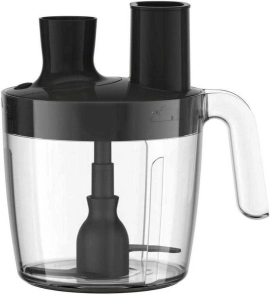 Блендер Tefal заглибний Quickchef+, 1000Вт, 4в1, чаша-800мл, чопер-500мл, кухонний комбайн 5в1, турборежим, сіро-чорний №6