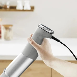 Блендер Tefal погружной Quickchef+ 1000Вт, 3в1, чаша-800мл, чоппер-500мл, турборежим, серебристо-серый №4