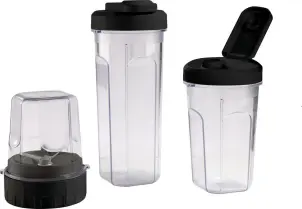 Блендер Gorenje стаціонарний 1400Вт, чаша-1750мл, додаткові ємкості, кавомолка, кришення льоду, приготування супу, імпульсний режим, метал №8