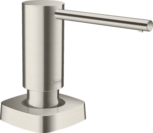 Дозатор для мийних засобів Hansgrohe A71, 500мл, сталевий №1