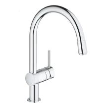 Змішувач для кухні з висувним виливом Grohe Minta 32918000