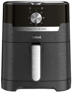 Мультипечь Tefal AirFry&Grill, 1550Вт, чаша-4.2л, электронное управл., пластик, черный №1