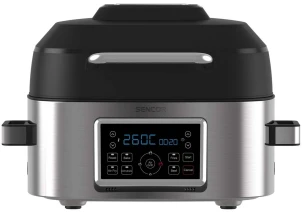 Мультипіч Sencor Vita, 1660Вт, чаша-6л, сенсорне керув., 40-265°C, 7 програм, метал/пластик, сіро-чорний №1
