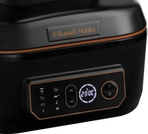 Мультипечь Russell Hobbs SatisFry Air&Grill, 1745Вт, чаша-5.5л, сенсорное управл., алюминий/пластик, черно-оранжевый №3