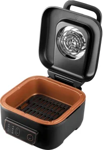 Мультипечь Russell Hobbs SatisFry Air&Grill, 1745Вт, чаша-5.5л, сенсорное управл., алюминий/пластик, черно-оранжевый №4