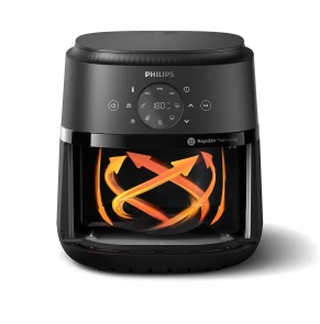 Мультипечь Philips Ovi digital, 1500Вт, чаша-4.2л, сенсорное управление, 13 авто. программ, окошко, пластик, черный №6