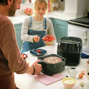 Мультипечь Russell Hobbs SatisFry Air Medium, 1350Вт, чаша-4л, сенсорное управл., алюминий/пластик, черно-серый №9