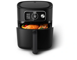 Мультипіч Philips Ovi Combi Connected, 2200Вт, чаша-8.3л, механічне керув., 22 авто. програм, пластик, чорний №3