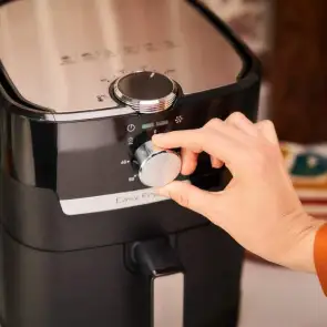 Мультипечь Tefal AirFry&Grill, 1550Вт, чаша-4.2л, электронное управл., пластик, черный №7