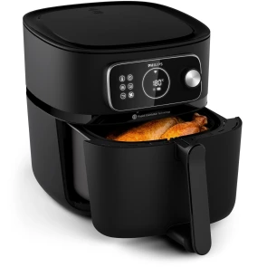 Мультипіч Philips Ovi Combi Connected, 2200Вт, чаша-8.3л, механічне керув., 22 авто. програм, пластик, чорний №4