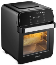 Мультипечь Sencor Vita, 1500Вт, объем-12л, сенсорное управл., 60-200°C, нержав.сталь/пластик, черный