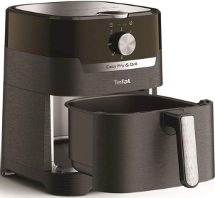 Мультипечь Tefal AirFry&Grill, 1550Вт, чаша-4.2л, электронное управл., пластик, черный №10