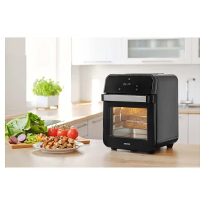 Мультипечь Sencor Vita, 1500Вт, объем-12л, сенсорное управл., 60-200°C, нержав.сталь/пластик, черный №3