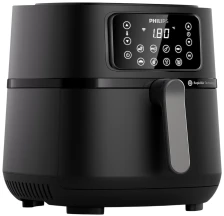 Мультипечь Philips Ovi Connected XXL 2000Вт, чаша-7.2л, сенсорное управл., 8 авто. программ, пластик, черный