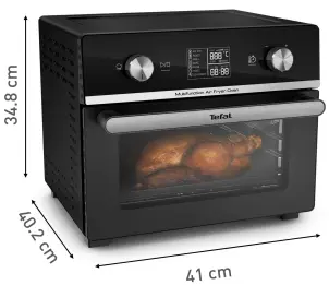Мультипіч Tefal EasyFry Oven Multifunctional, 1800Вт, механічне керув., пластик, чорний №4