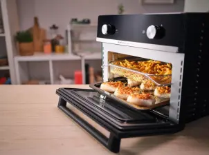 Мультипіч Tefal EasyFry Oven Multifunctional, 1800Вт, механічне керув., пластик, чорний №5