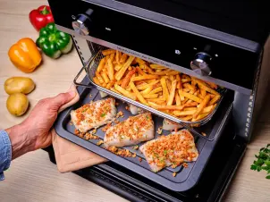Мультипіч Tefal EasyFry Oven Multifunctional, 1800Вт, механічне керув., пластик, чорний №6