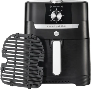 Мультипіч OBH Nordica EasyFry&Grill, 1550Вт, чаша-4.2л, механічне керув., від 40°C до 200°C, пластик, чорний №4