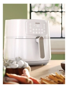 Мультипіч Philips XXL Connected 2000Вт, чаша-7,2 л, сенсорне керування, 16 програм, пластик, біло-сріблястий №8