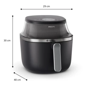 Мультипечь Philips Ovi Series 3000 1400Вт, чаша-4.2л, сенсорное управл., 6 авто. программ, пластик, черный №5