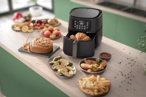 Мультипіч Philips Ovi Connected XXL 2000Вт, чаша-7.2л, сенсорне управл., 8 авто. програм, пластик, чорний №5