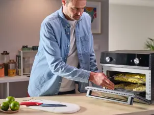 Мультипіч Tefal EasyFry Oven Multifunctional, 1800Вт, механічне керув., пластик, чорний №8