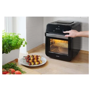 Мультипечь Sencor Vita, 1500Вт, объем-12л, сенсорное управл., 60-200°C, нержав.сталь/пластик, черный №9