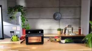 Мультипіч Tefal EasyFry Oven Multifunctional, 1800Вт, механічне керув., пластик, чорний №9