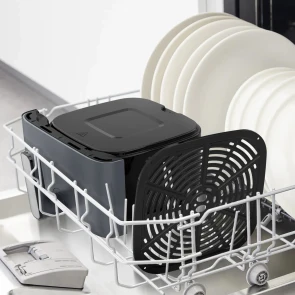 Мультипіч Tefal Easy Fry Mega, 1700Вт, чаша-7.5л, сенсорне керув., 8 програм, пластик, темно-сірий №8