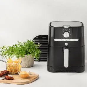 Мультипіч OBH Nordica EasyFry&Grill, 1550Вт, чаша-4.2л, механічне керув., від 40°C до 200°C, пластик, чорний №8