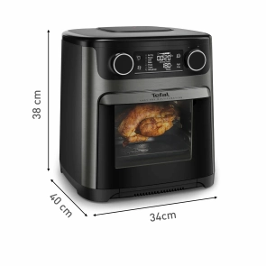 Мультипіч Tefal Easy Fry Multifunctional, 1800Вт, механічне керув., 9 програм, пластик, чорний №4