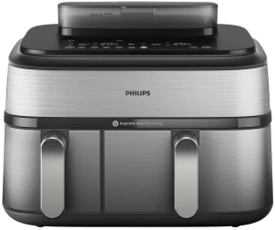 Мультипечь Philips Ovi Dual Steam 2750Вт, чаша-3+6л, сенсорное управл., 12 авто. программ, пластик/металл №1