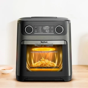 Мультипіч Tefal Easy Fry Multifunctional, 1800Вт, механічне керув., 9 програм, пластик, чорний №6