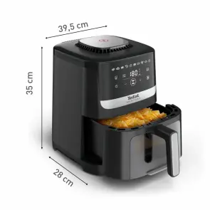 Мультипечь Tefal Easy Fry Silence Vision, 1670Вт, чаша-5л, сенсорное управл., 10 программ, с окошком, пластик, черный №4