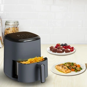 Мультипіч Tefal EasyFry Compact, 1300Вт, чаша-3л, сенсорне керув., пластик, темно-синій №5