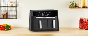 Мультипіч Tefal Dual Easy Fry XXL, 2700Вт, чаша-6.5+4.5л, сенсорне керув., 2 чаши, гриль, пластик, чорний №11