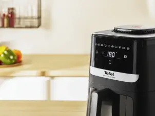 Мультипечь Tefal Easy Fry Silence Vision, 1670Вт, чаша-5л, сенсорное управл., 10 программ, с окошком, пластик, черный №6