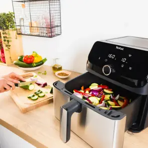 Мультипіч Tefal Easy Fry Mega, 1700Вт, чаша-7.5л, сенсорне керув., 8 програм, пластик, чорний №6