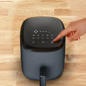 Мультипіч Tefal EasyFry Compact, 1300Вт, чаша-3л, сенсорне керув., пластик, темно-синій №7