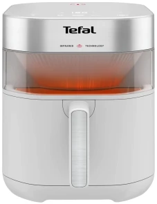 Мультипечь Tefal Easy Fry Infrared, 1500Вт, чаша-7л, сенсорное управл., 8 программ, с окошком, пластик, светло-серый №1