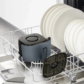 Мультипіч Tefal EasyFry Compact, 1300Вт, чаша-3л, сенсорне керув., пластик, темно-синій №8