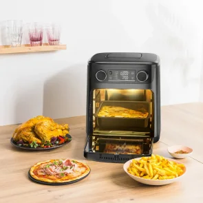 Мультипіч Tefal Easy Fry Multifunctional, 1800Вт, механічне керув., 9 програм, пластик, чорний №10