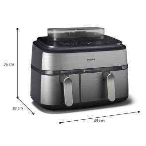 Мультипечь Philips Ovi Dual Steam 2750Вт, чаша-3+6л, сенсорное управл., 12 авто. программ, пластик/металл №6