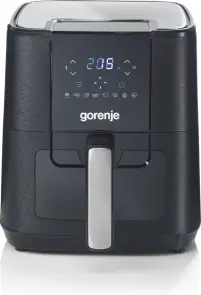 Мультипечь Gorenje 1350Вт, чаша-5.4л, сенсорное управл., 8 авто. программ, пластик+металл, черный №3