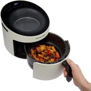 Мультипіч Russell Hobbs Satisfry Panoramic- 1500Вт, чаша-5л, сенсорне управл., 10 авто. програм, пластик/скло, кремовий №3